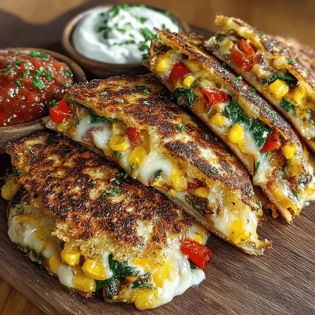 In the world of quick and satisfying meals, quesadillas reign supreme. This classic Mexican dish offers a delightful balance of flavors and textures, making it a favorite among food lovers. They are not only versatile but also a perfect canvas for a variety of ingredients, allowing for endless variations that cater to different tastes and dietary preferences. Today, we dive into the Cheesy Veggie Delight Quesadillas, a recipe that combines the creaminess of cheese with the vibrant flavors of fresh vegetables. This dish is ideal for busy weeknights, family gatherings, or even a cozy night in, making it a go-to meal for any occasion.
