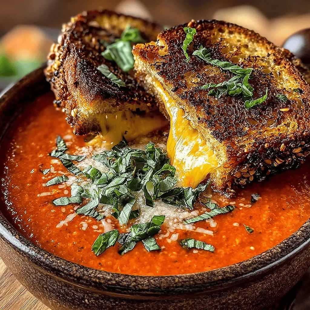 The creamy texture and rich flavor of Velvet Tomato Basil Bliss Soup come from the careful addition of heavy cream. This ingredient is pivotal in creating a luxurious mouthfeel, transforming the bright acidity of tomatoes into a velvety comfort that envelops your palate. The richness introduced by the cream balances the natural sweetness of the tomatoes, resulting in a harmonious flavor profile that is both comforting and satisfying.