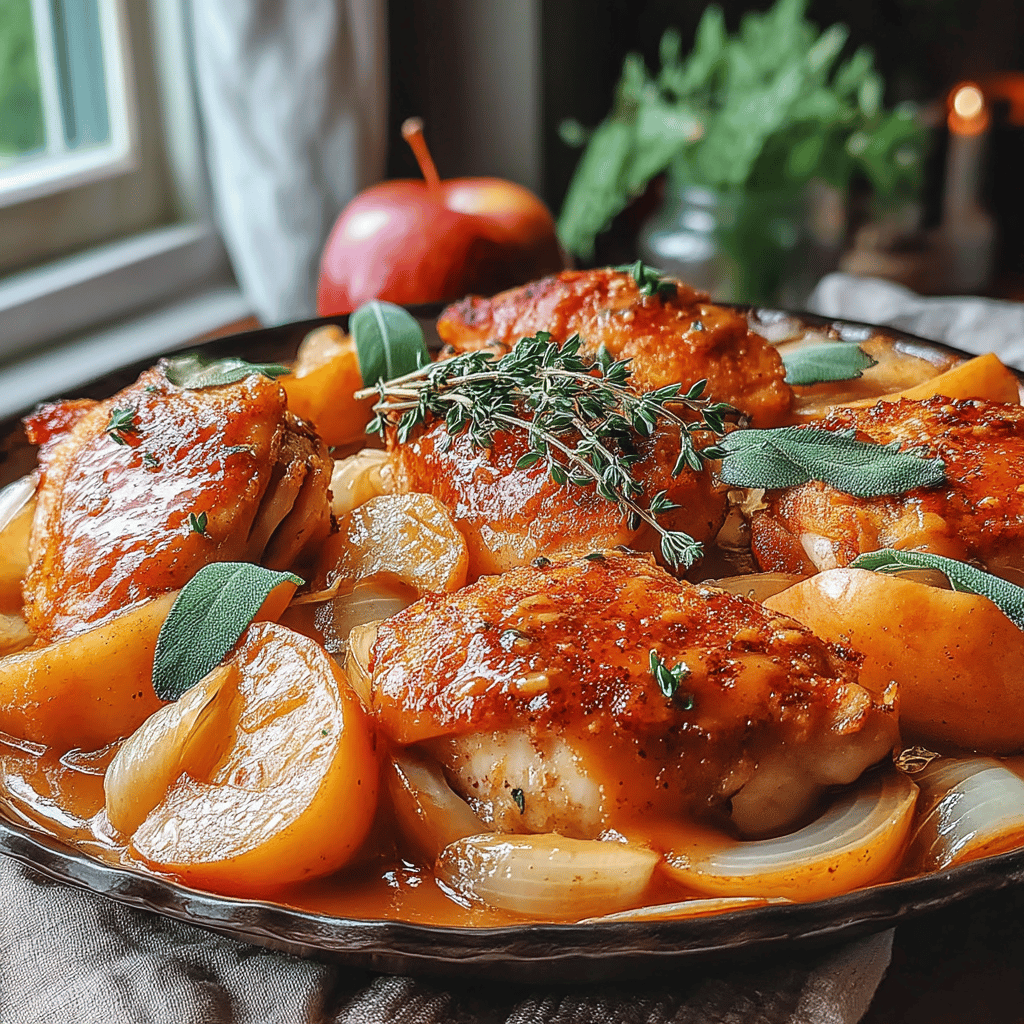 As the leaves begin to turn and the air takes on a crisp edge, there's nothing quite like cooking cozy, comforting meals that warm the soul. One dish that perfectly captures the essence of fall is our Cozy One-Pan Pumpkin Spice Chicken with Sweet Apples. This delightful recipe marries the savory succulence of chicken with the sweet, aromatic notes of pumpkin spice and juicy apples, creating a harmonious blend of flavors that is sure to become a seasonal favorite in your home.