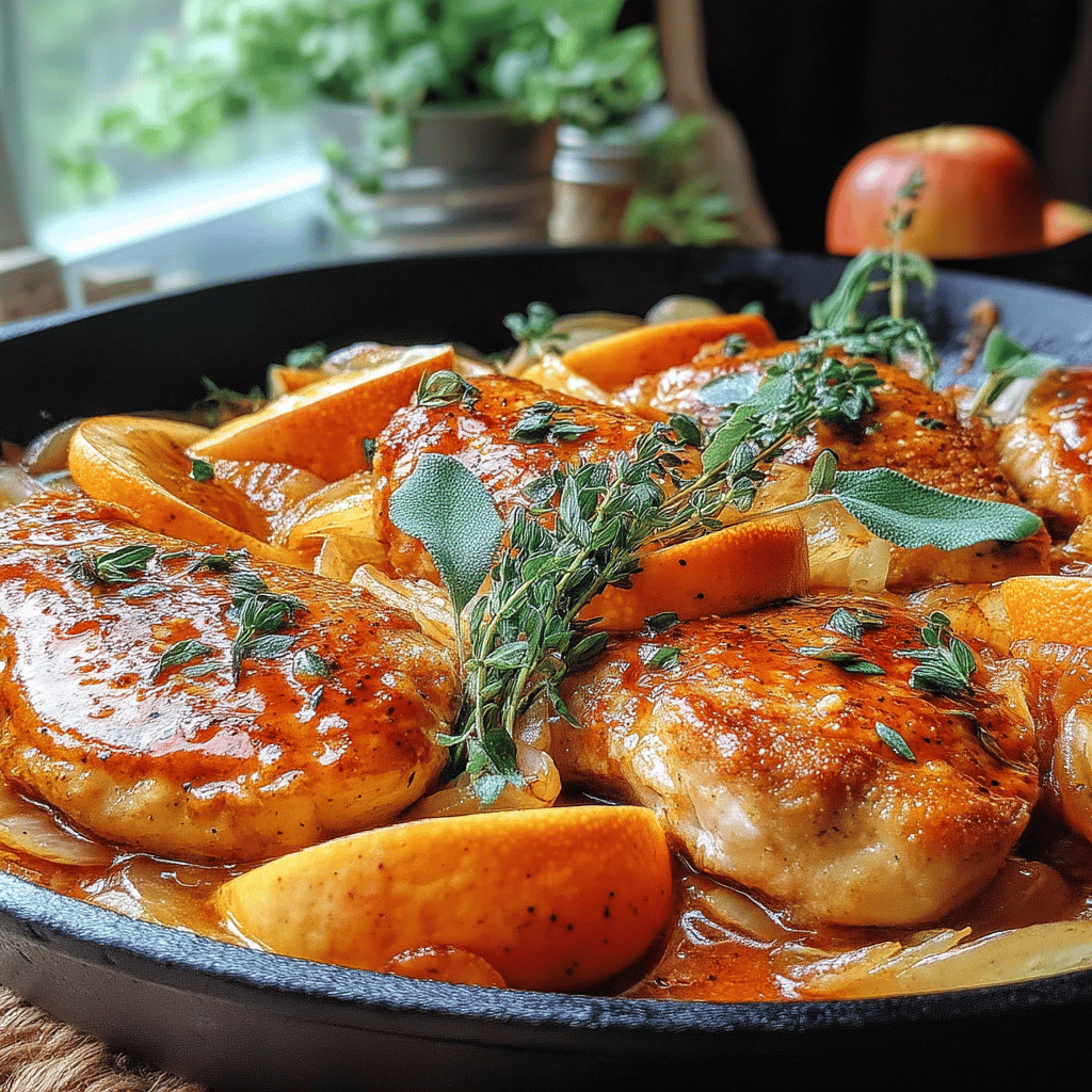 As the leaves begin to turn and the air takes on a crisp edge, there's nothing quite like cooking cozy, comforting meals that warm the soul. One dish that perfectly captures the essence of fall is our Cozy One-Pan Pumpkin Spice Chicken with Sweet Apples. This delightful recipe marries the savory succulence of chicken with the sweet, aromatic notes of pumpkin spice and juicy apples, creating a harmonious blend of flavors that is sure to become a seasonal favorite in your home.