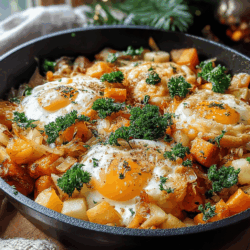 Skillet Pumpkin Apple Hash: Spiced Up for a Cozy Autumn Breakfast