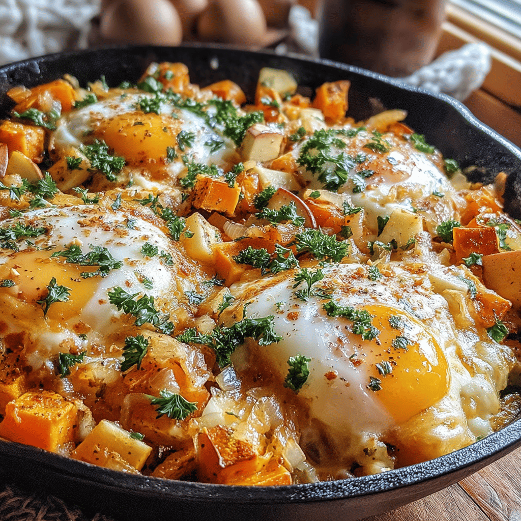 As the leaves begin to turn and the air fills with the crisp scent of autumn, there's no better way to embrace the season than with a warm, hearty breakfast. Enter the Skillet Pumpkin Apple Hash—an irresistible blend of vibrant flavors and textures that perfectly encapsulates the essence of fall. This comforting dish features tender chunks of sweet pumpkin, tart apples, and fragrant spices, all harmoniously sautéed to create a meal that’s both nourishing and delightful.